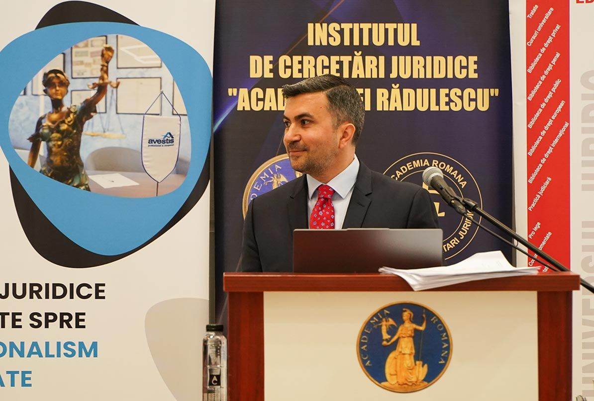 Avocatul Coordonator al Societăţii Româneşti de Avocatură Pavel, Mărgărit şi Asociaţii, Dr. Radu Pavel